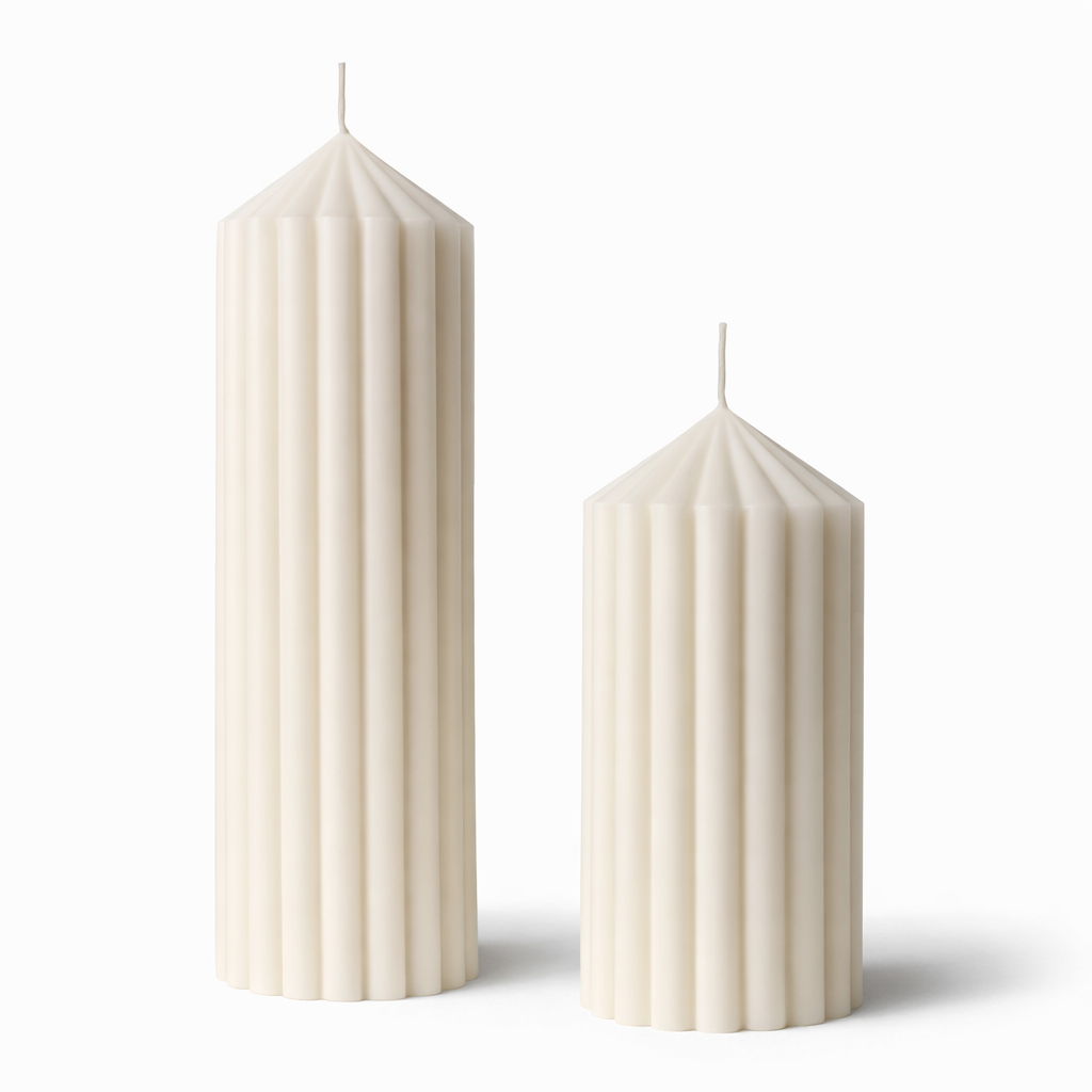 Pointy Pillar Candles & Jo Switzerland