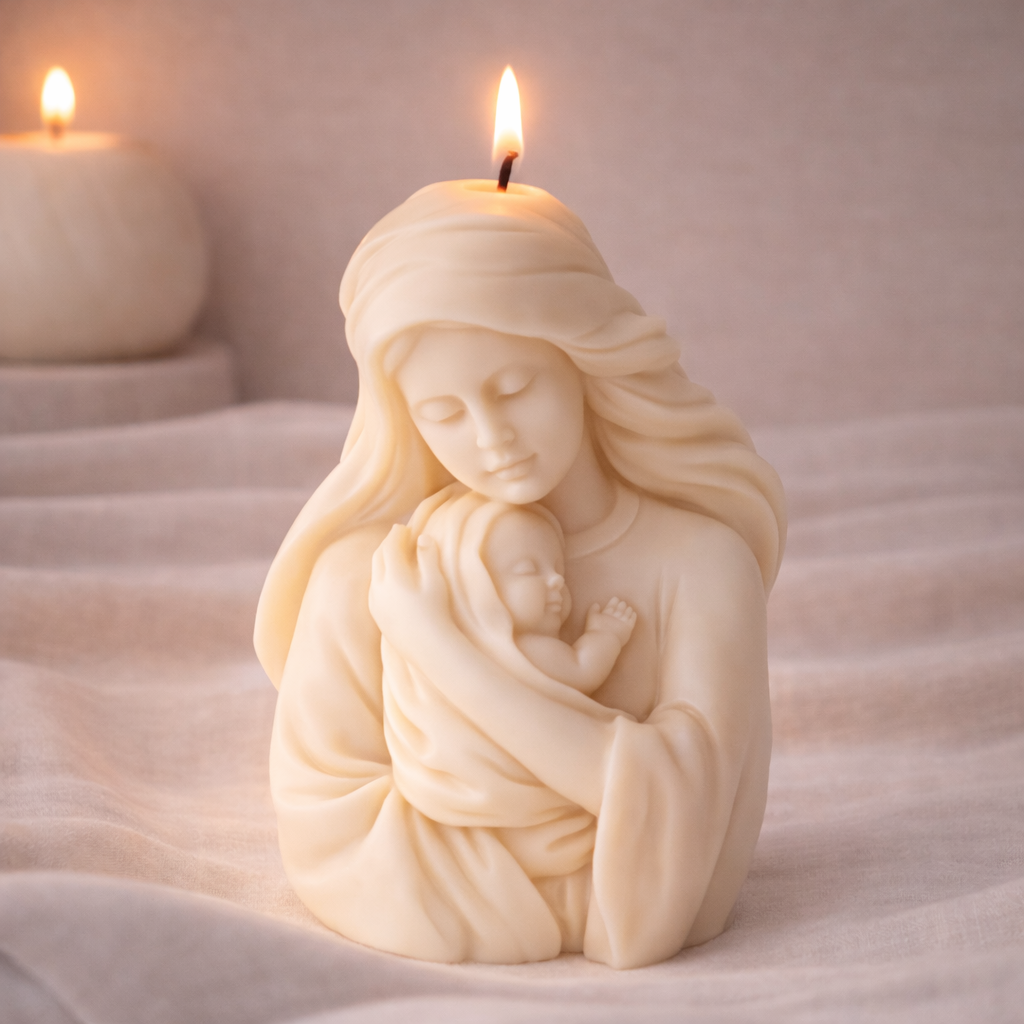 Virgin and Baby Candles & Jo Switzerland